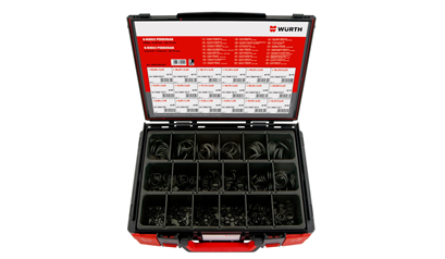 Wurth O-ring, inch, 440-delig, systeemkoffer - ASS-O-RINGEN-(5,28-36)-440ST-SYSKOFFER - 5964046801961    1