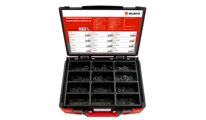 Wurth Borgringen voor assen, assortiment DIN 6799 systeemkoffer - ASS-BORGRINGEN-DIN67 - 5964049000961    1