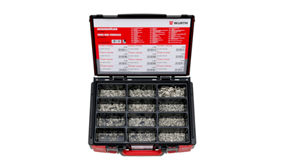 Wurth Adereindhuls, assortiment, niet-geïsoleerd, Sysko - ADEREINDHULZEN-ASSORTI-1200S - 5964055700961    1