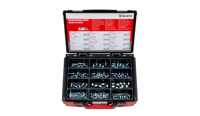 Wurth Remleidingnippels assortiment, Sysko - REMLEIDINGNIPPELS-ASSORTI-155ST - 5964088900961    1