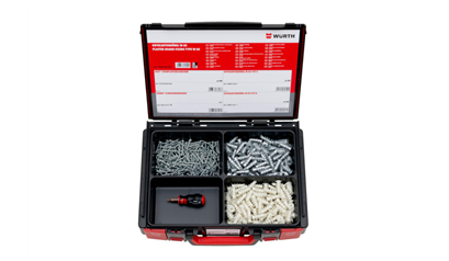 Wurth Gipsplaatplug assortiment, W-GS Sysko - ASS-ANK-(W-GS)-GIPSPLSCHR-401DLG-SYSKOFF - 5964090301961    1