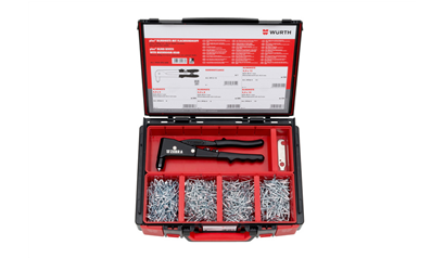 Wurth Blindklinknagel standaard platbolkop alum/stl Sysko - ASS-BLDKLINKNAGELS-701DLG- - 5964093600961    1