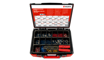 Wurth Assortiment geïsoleerde kabelbinders met tang, 531-delige systeemkoffer - ASS-GE - 5964558751961    1
