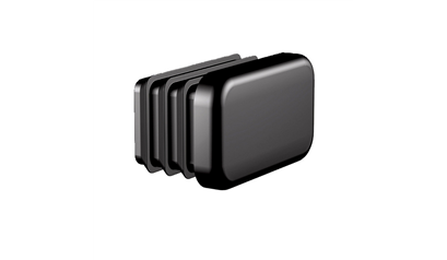 Wurth Raileindstop - FLAMCO RAILDOP RD2/3-ZWART-12X20X5X35 - NB0150 502990  100